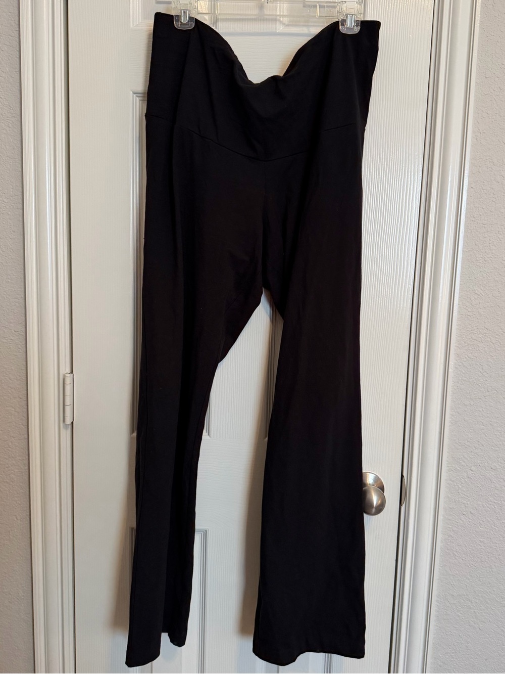 SPANX Size 3X Black Bootcut Flare Pants Shaping Stretch Pull On